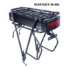 rear rack1 Batterie HAILONG 36V-48V Ebike con caricatore
