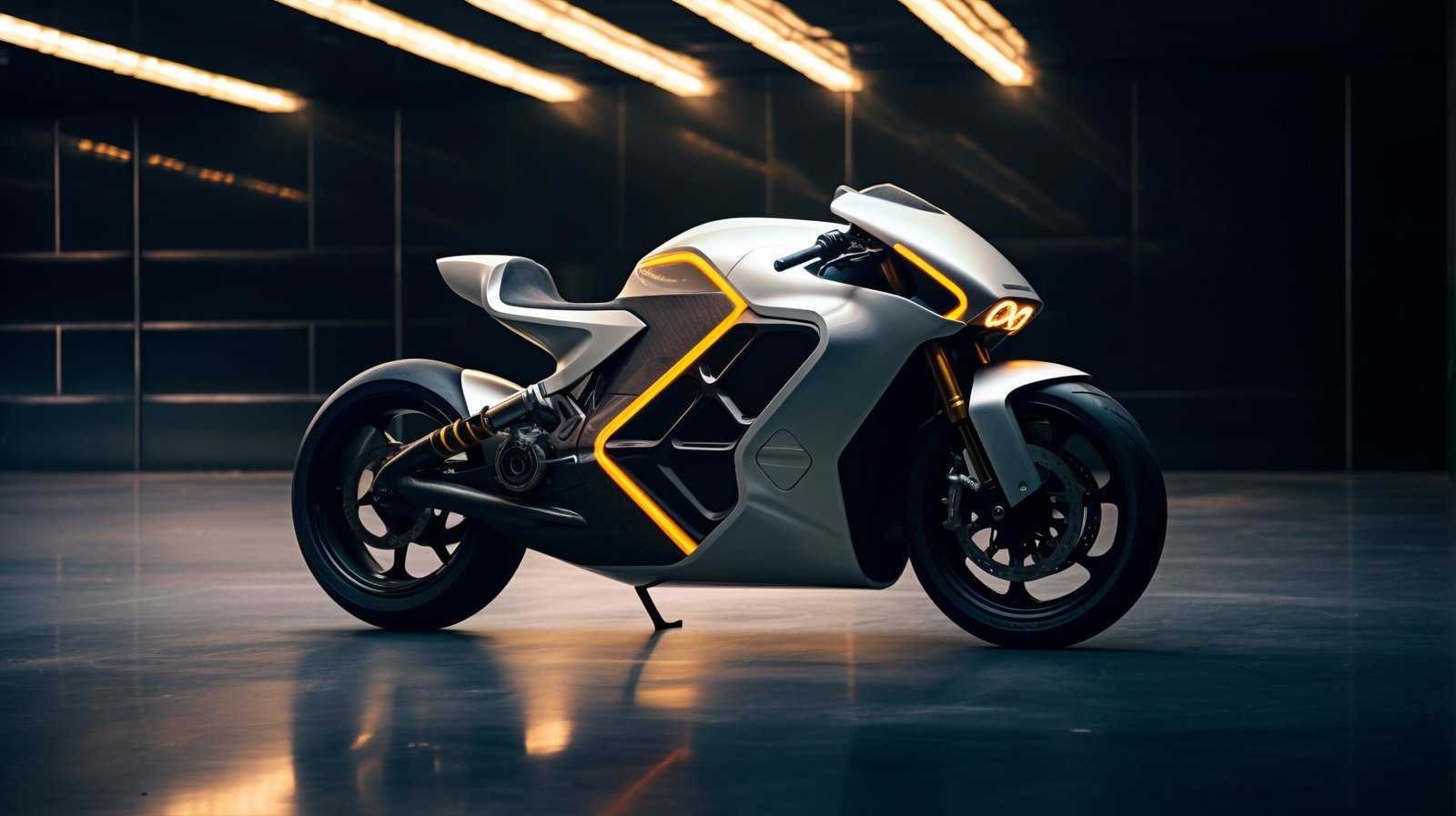 E-Motorcycle 13 fantastica motocicletta al chiuso scaled