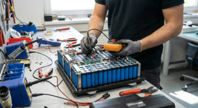 Riparazione batterie ebike escooter